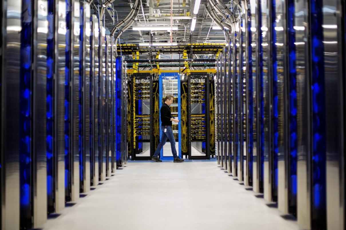Un data center de Microsoft