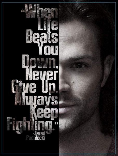 jared padalecki always keep fighting initiative jared padalecki always keep fighting initiative