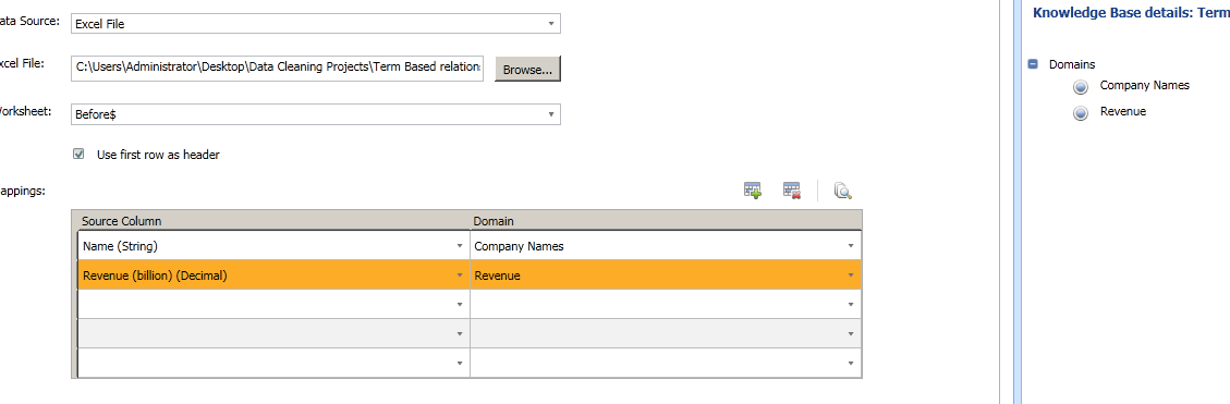 3. DQS Project Mapping Domain Names 3. DQS Project Mapping Domain Names
