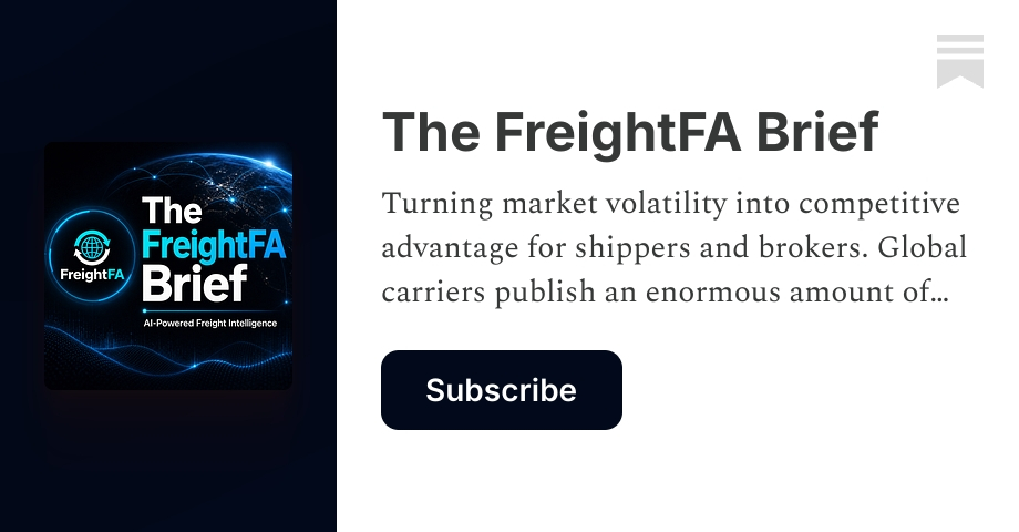 The FreightFA Brief | Substack