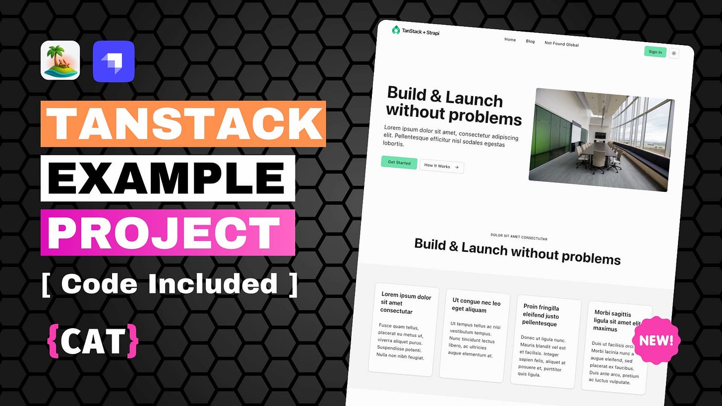 Learn how to build a TanStack Start project with Strapi Learn how to build a TanStack Start project with Strapi