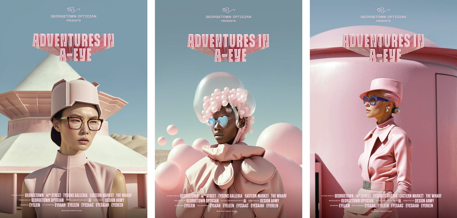 “Adventures in A-Eye” for Georgetown Optician “Adventures in A-Eye” for Georgetown Optician