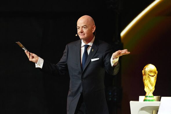 Gianni Infantino leaves FIFA Draw viewer furious - 'Makes me sick' - Soccer  - Sports - Daily Express US