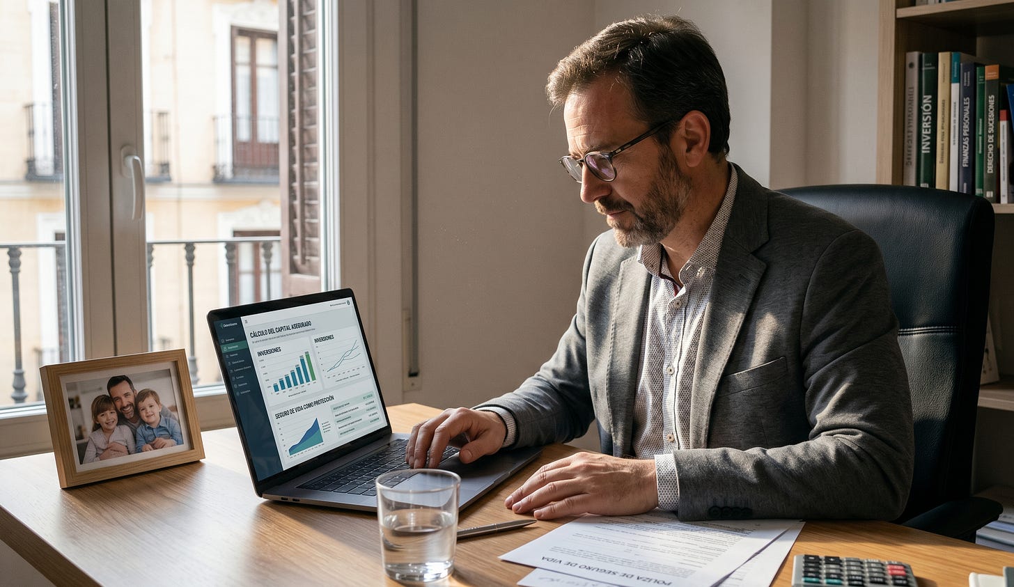 Hombre de clase media analizando sus finanzas en su despacho Hombre de clase media analizando sus finanzas en su despacho
