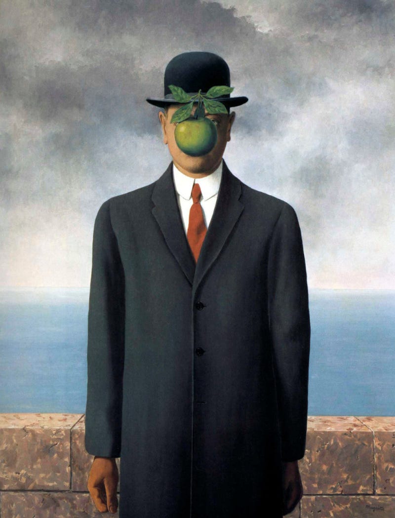 René Magritte, The Son of Man, 1964