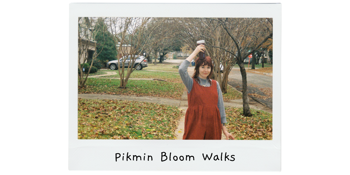 Taking a Pikmin Bloom walk