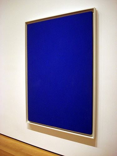I wanna start a fight: What makes International Klein Blue different from Vantablack of Anish Kapoor? Why did Kapoor receive such a hard controversy unlike Klein!? : r/ArtHistory I wanna start a fight: What makes International Klein Blue different from Vantablack of Anish Kapoor? Why did Kapoor receive such a hard controversy unlike Klein!? : r/ArtHistory