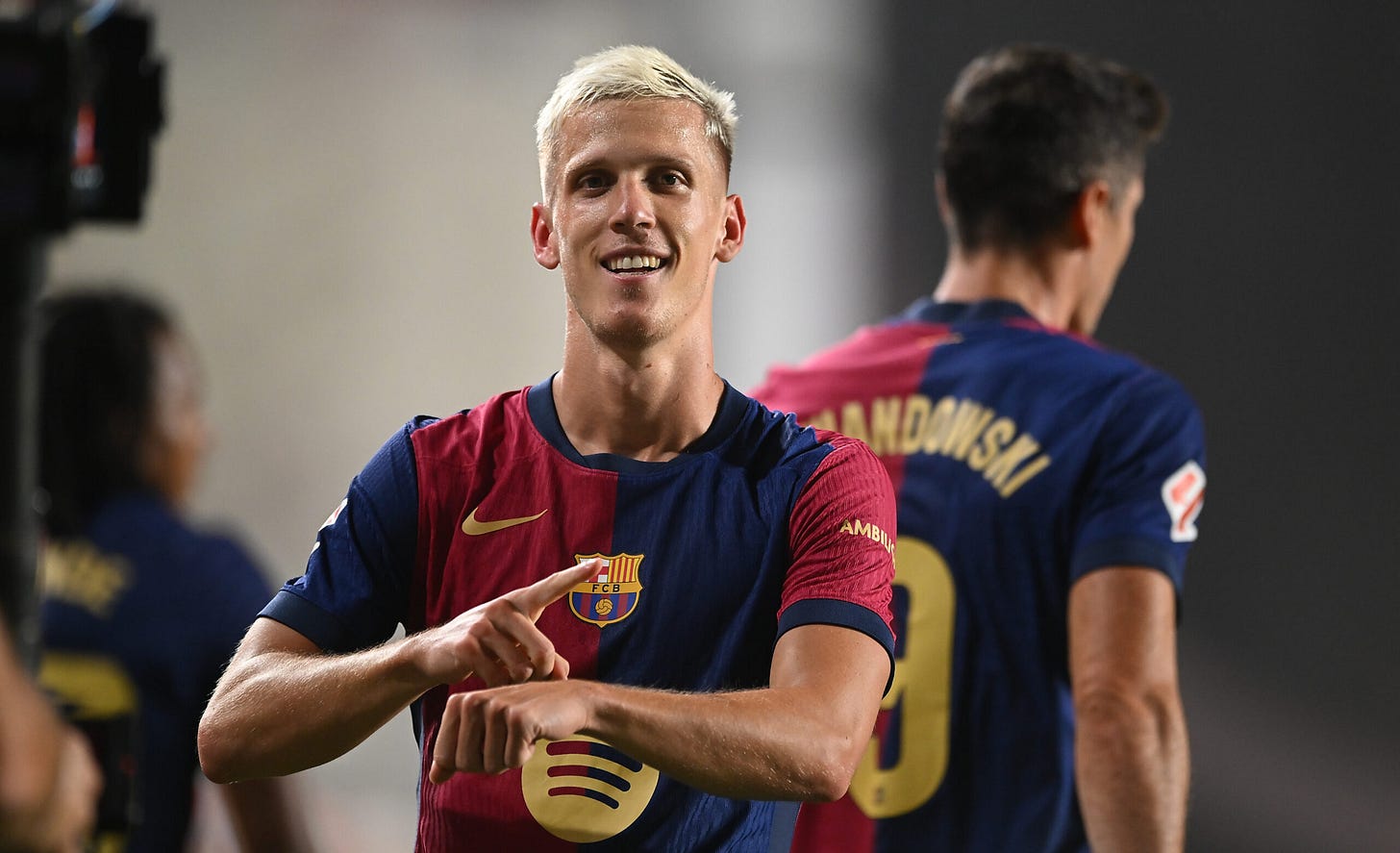 Dani Olmo continues to train normally ahead of Barcelona vs Sevilla