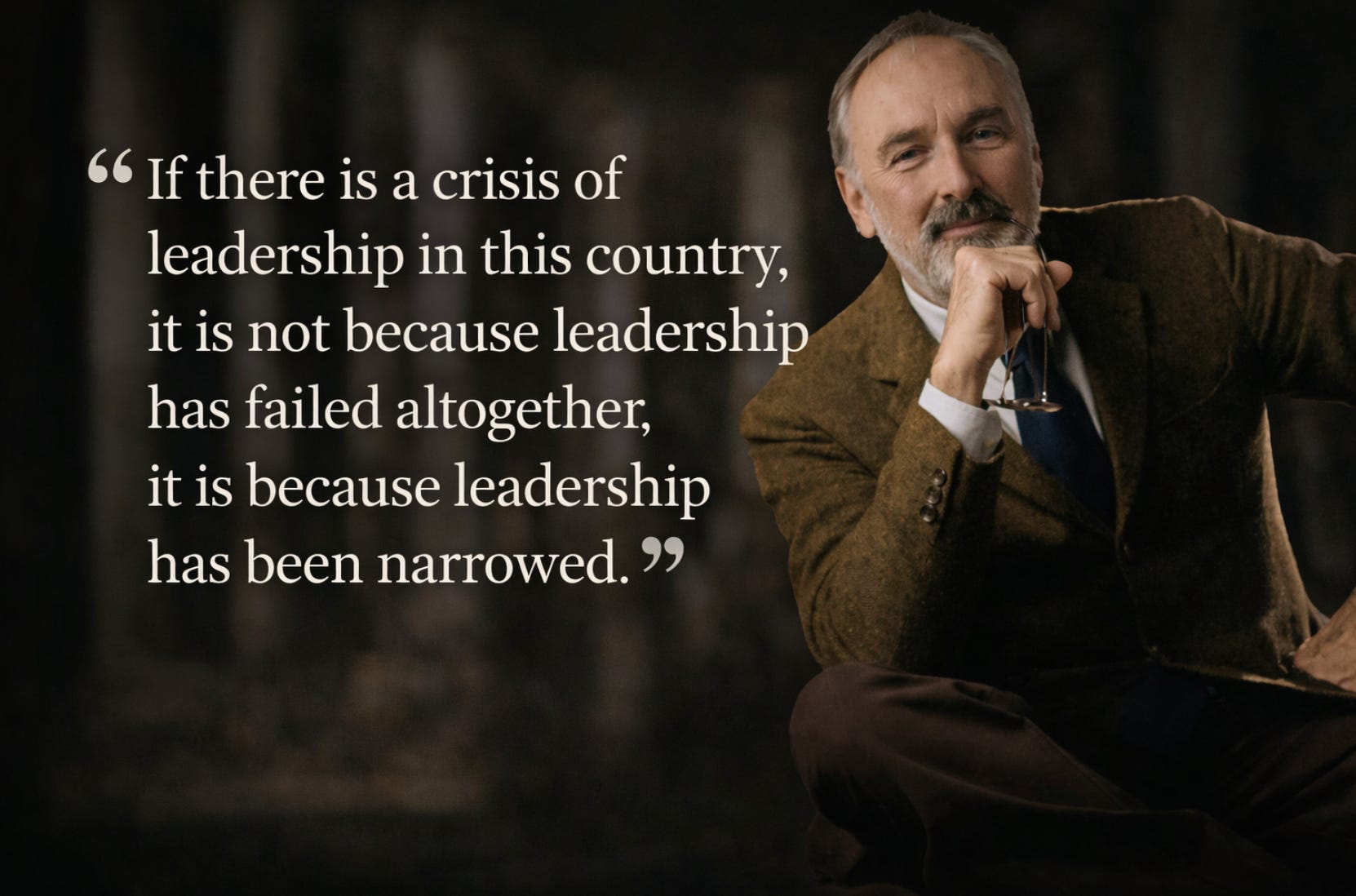 The Quiet Crisis of National Leadership