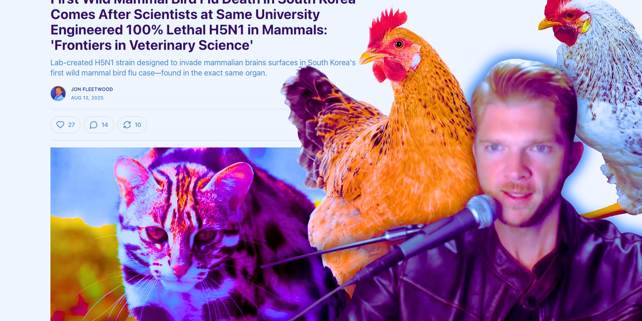 South Korea's First Wild Mammal Bird Flu Death—Same University, Same Scientists, Same Virus, Same Organ Targeted