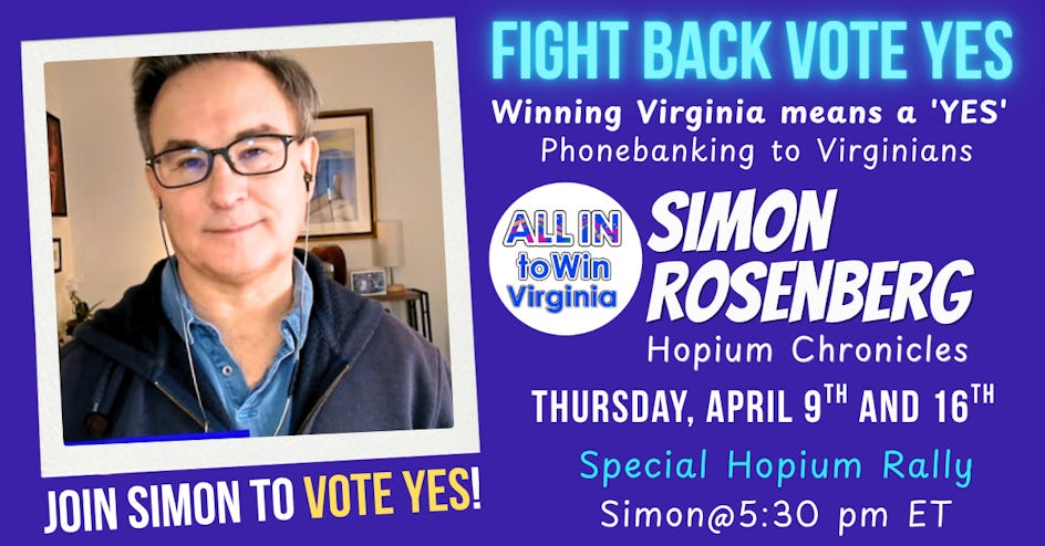 Simon Rosenberg: Fight Back Vote YES, Virginia! organized by Rural GroundGame Simon Rosenberg: Fight Back Vote YES, Virginia! organized by Rural GroundGame