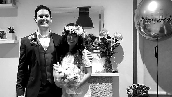 Jess and Will wedding day