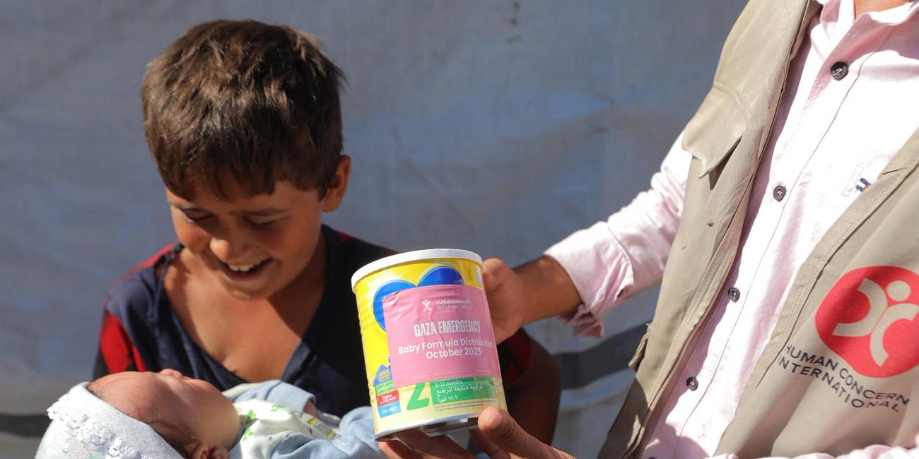📸🍼 The first photos of our baby formula being distributed in Gaza - Your generosity is already saving lives!