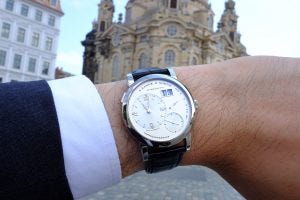 A. Lange & Söhne Lange 1 wrist shot