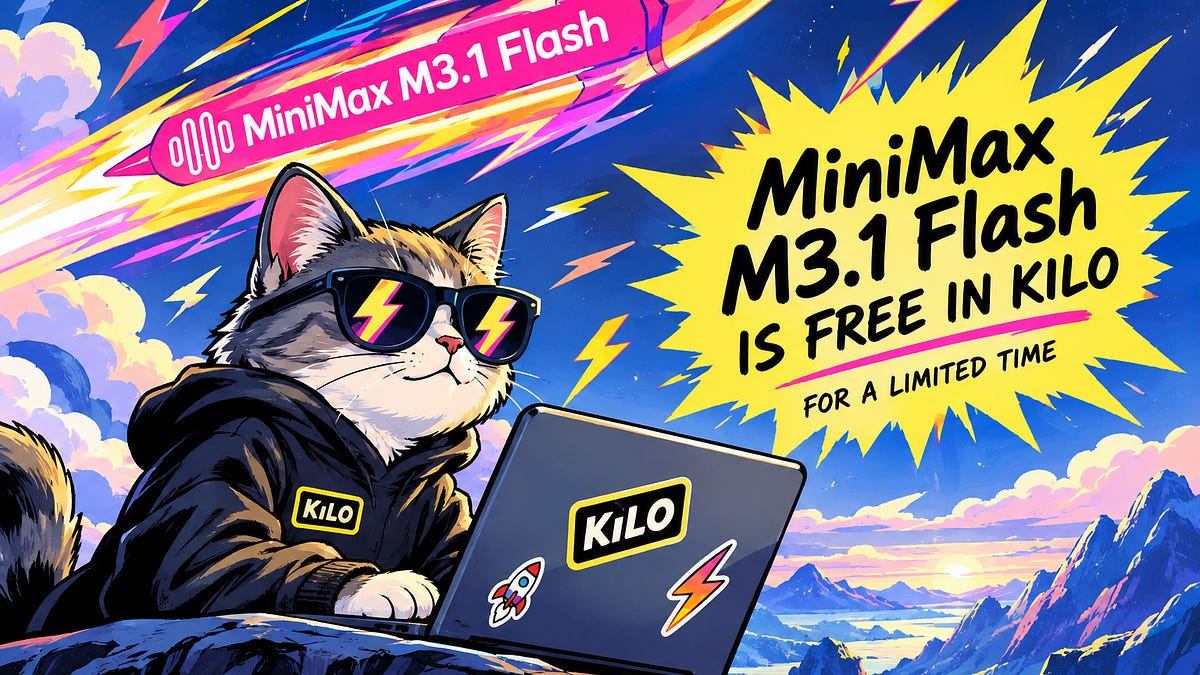 MiniMax M3.1 Flash Is Free in Kilo for a Limited Time