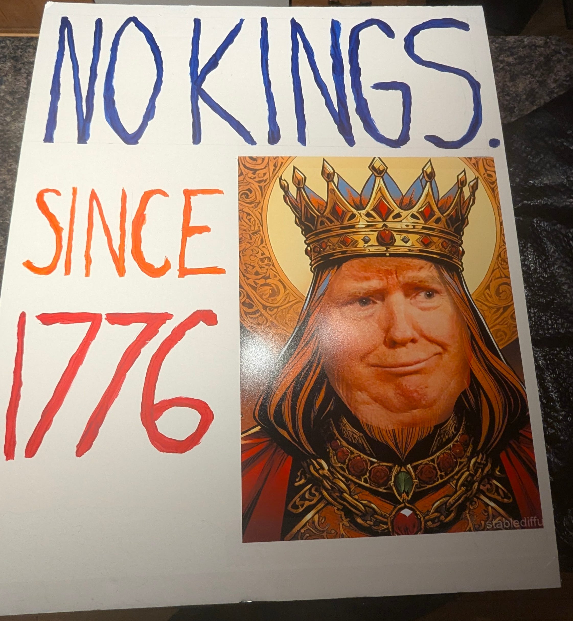 Note Kings Signs ~70 No Kings Sign Ideas - The 50501 Movement