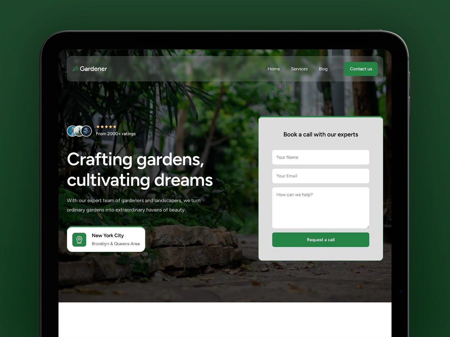 Gardener — High-Converting Business Template