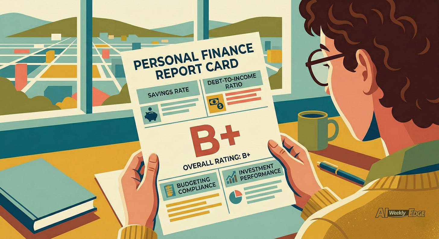 Personal finance score card