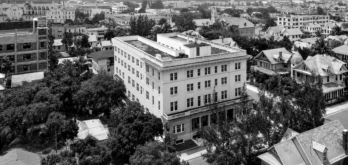 Aerial of the YMCA building in 1920. Courtesy of Florida State Archives. Aerial of the YMCA building in 1920. Courtesy of Florida State Archives.