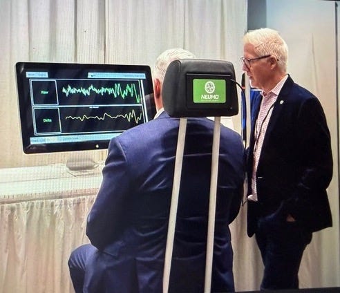 How car headrest measures brainwaves, warns of distraction or distress