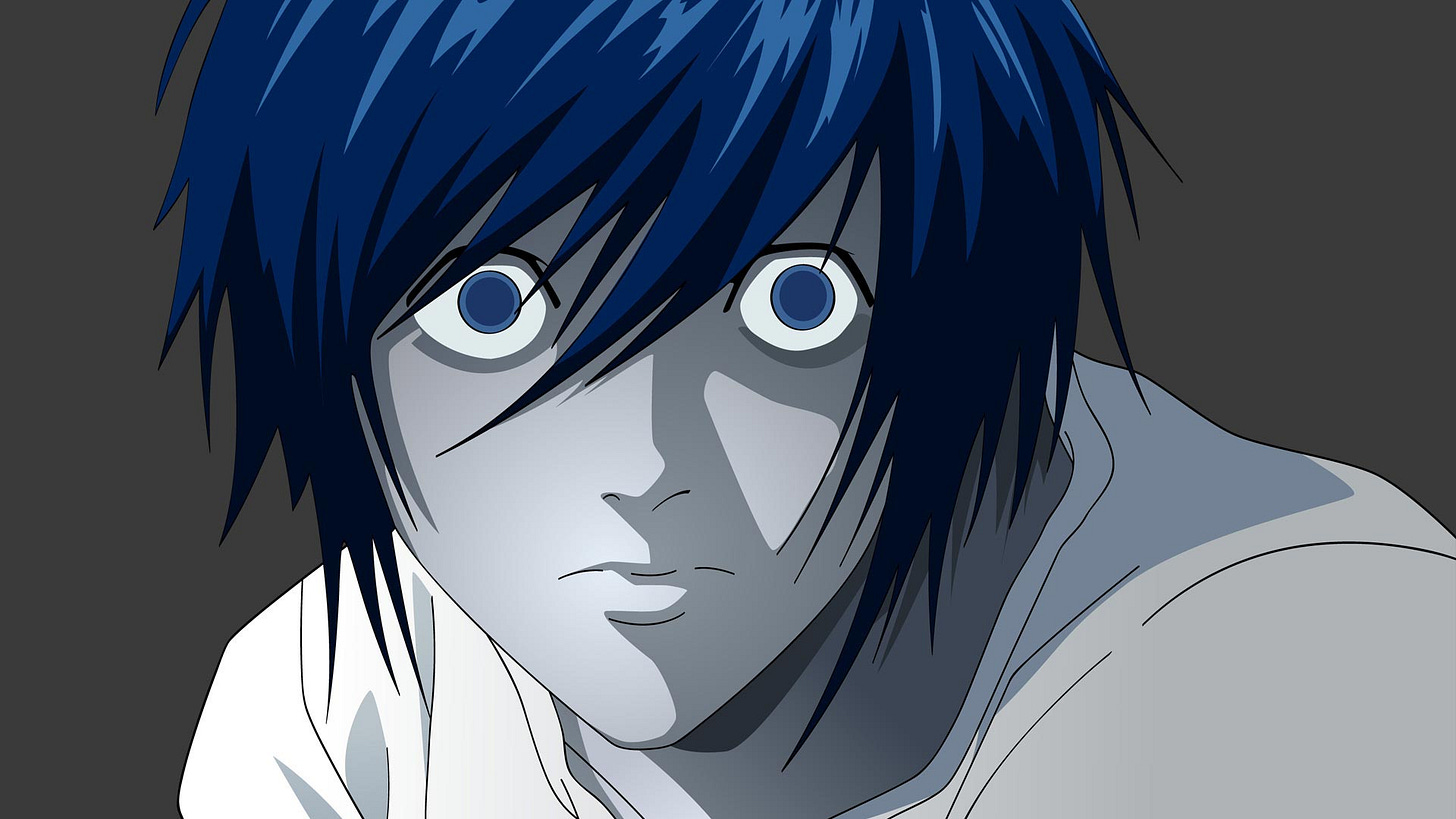 L Death Note Wallpaper HD - WallpaperSafari