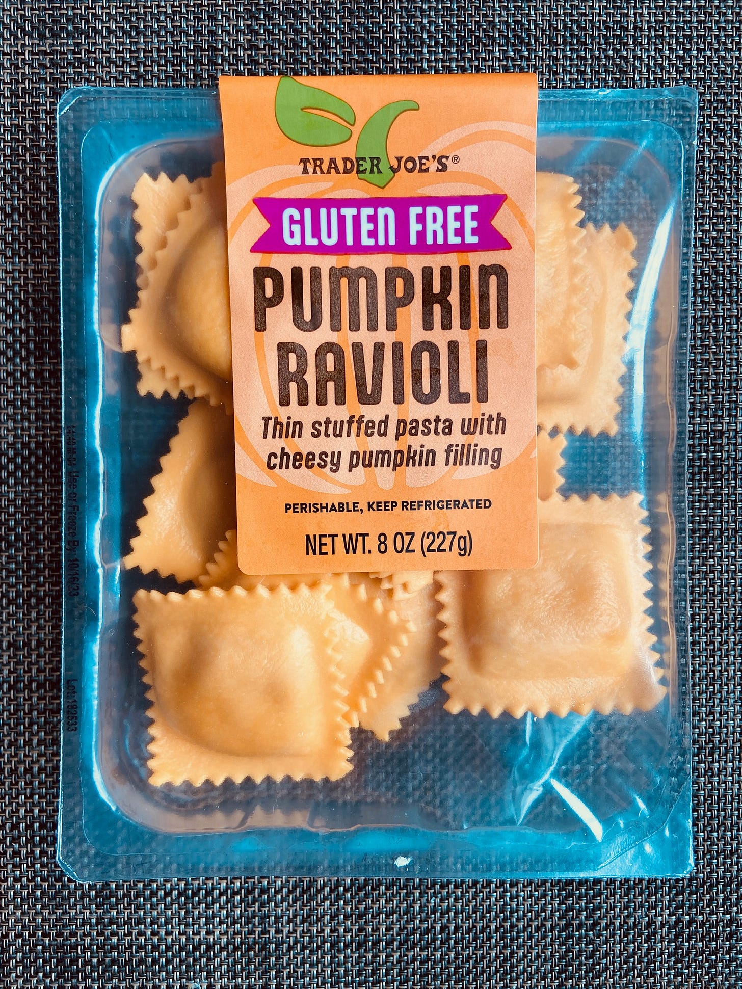 Trader Joe's Gluten Free Pumpkin Ravioli Trader Joe's Gluten Free Pumpkin Ravioli