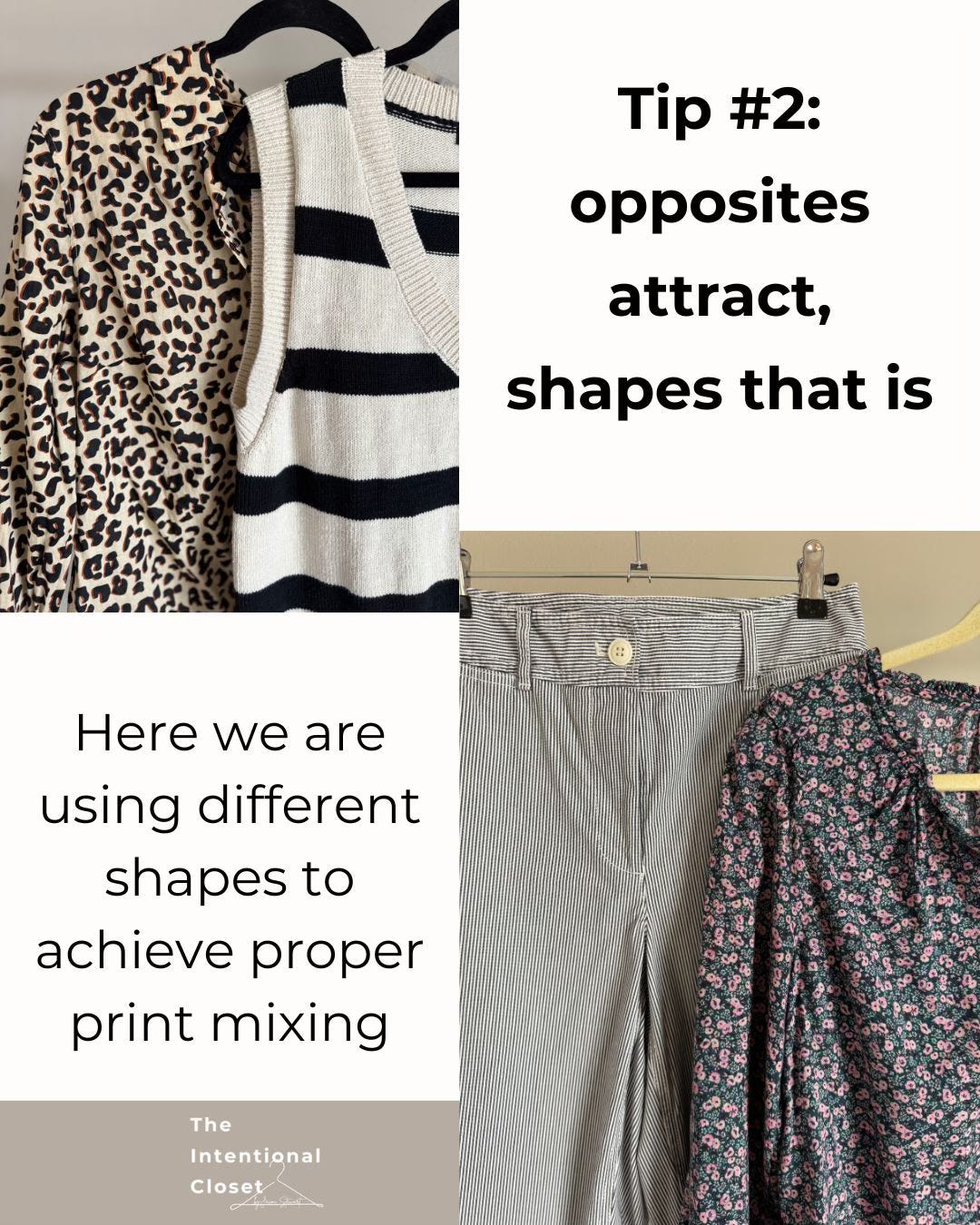 leopard print, stripes, floral print