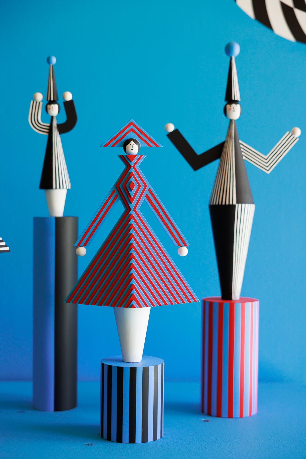 Lesley Barnes wooden figures Fashion Play