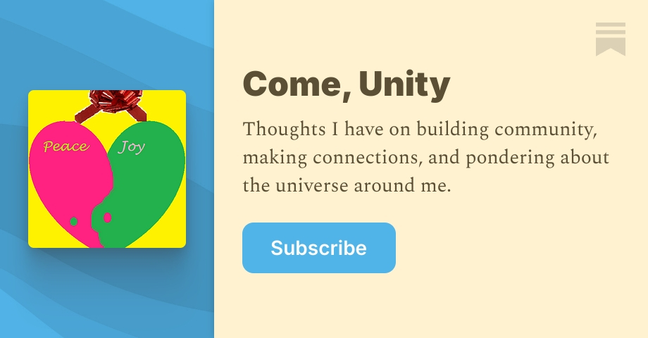 Come, Unity | Jesse R Clark | Substack