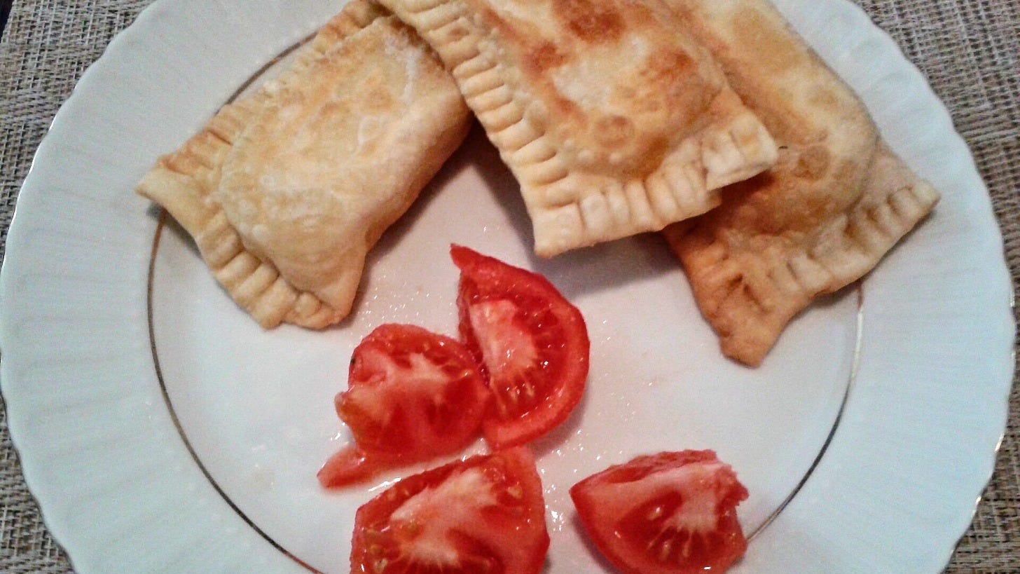Cheese empanadas, not the new Toma Empanadas at Denny's. Image: E4024 via Wikimedia Commons Cheese empanadas, not the new Toma Empanadas at Denny's. Image: E4024 via Wikimedia Commons