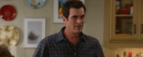 Shocked Modern Family GIF