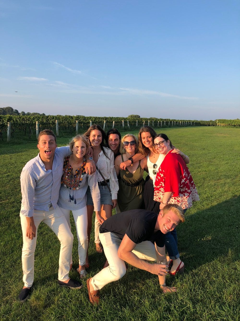 Team outting in the Hamptons Team outting in the Hamptons