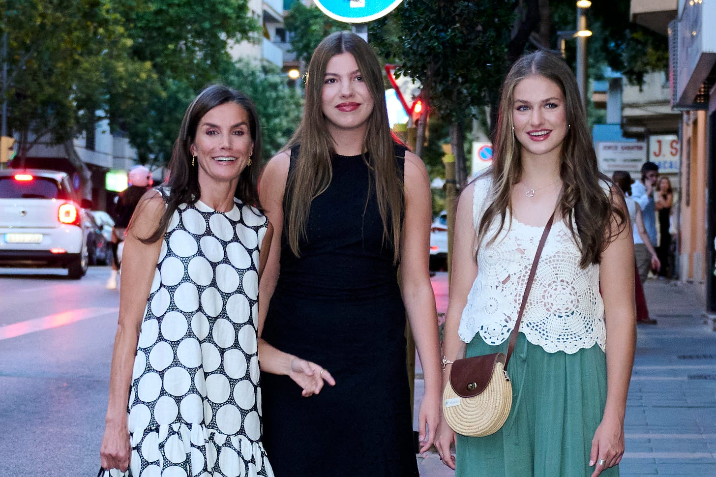 Queen Letizia, Infanta Sofia and Princess Leonor at film screening in Palma de Mallorca