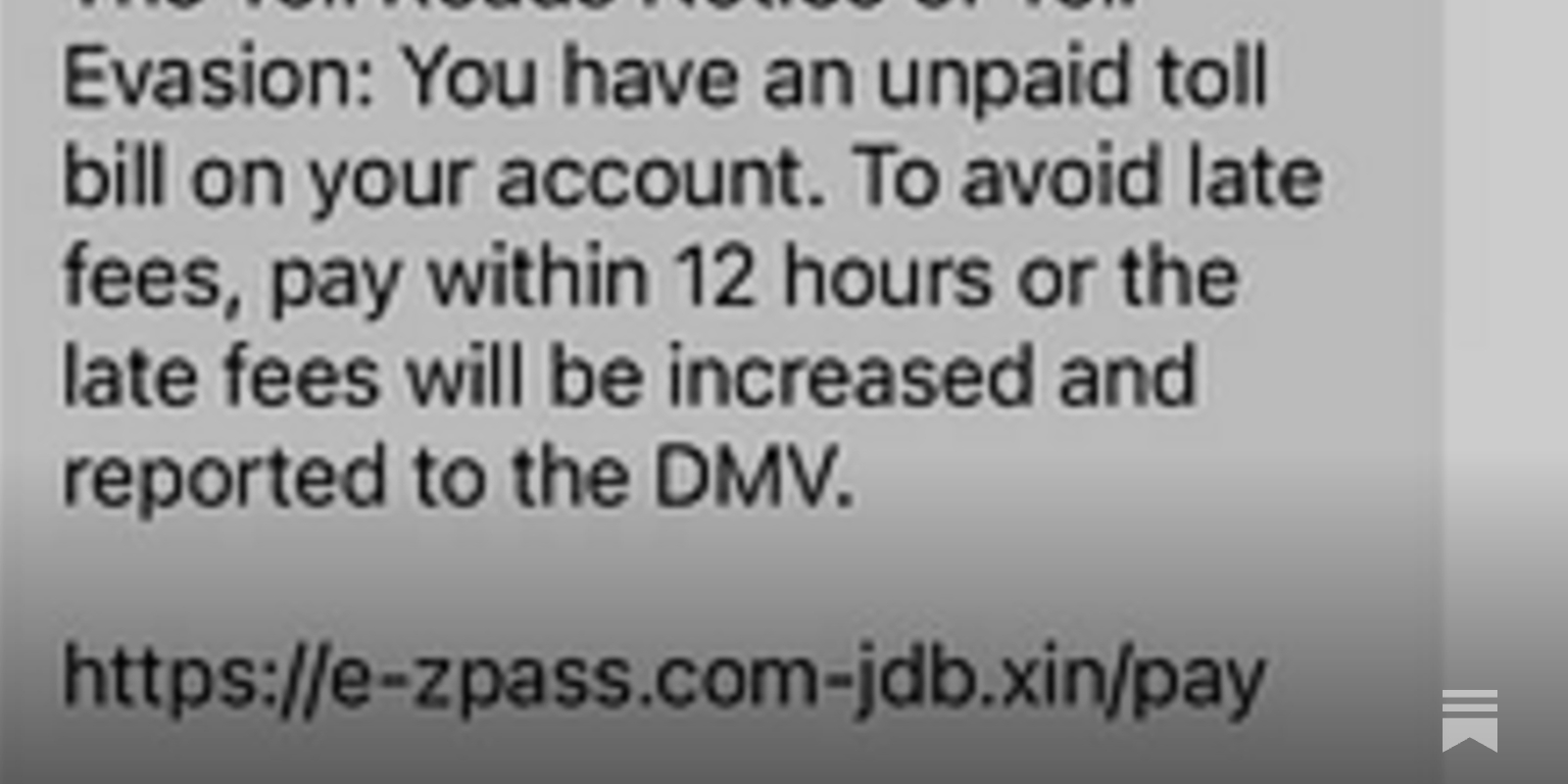 E-ZPass Scam Returns with a Vengeance - FXBG Advance