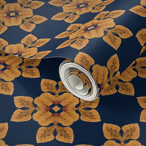 Starhan Garden Seamless Patterns on Spoonflower