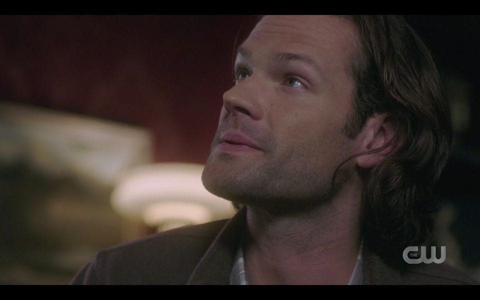 Sam Winchester finds Rowenas spell books 1506 Sam Winchester finds Rowenas spell books 1506