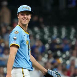 Jacob Misiorowski throws a 102.2 mph strike in debut Jacob Misiorowski throws a 102.2 mph strike in debut