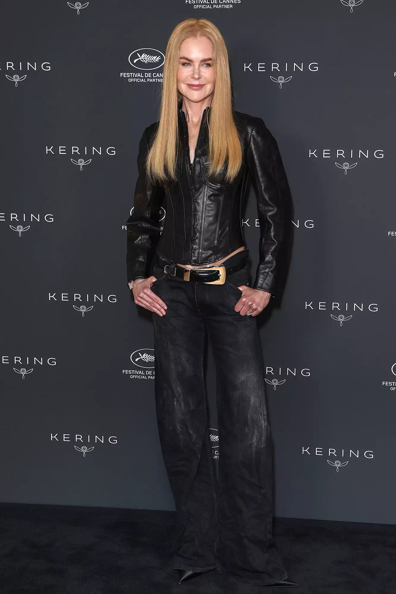 CANNES, FRANCE - MAY 18: Nicole Kidman during her Kering Women in Motion Talk at the 78th annual Cannes Film Festival at Majestic Hotel on May 18, 2025 in Cannes, France.