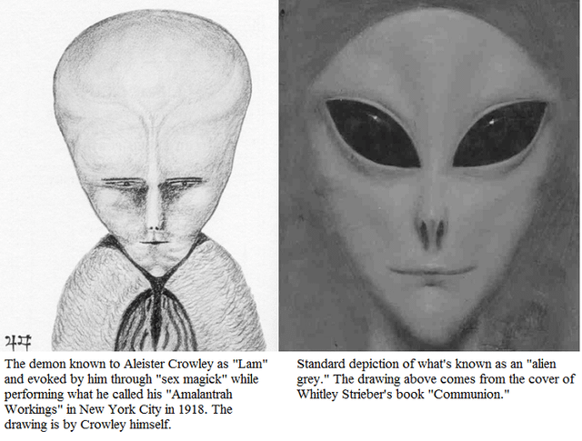 Aleister Crowley's Lam & Gray Aliens : r/HighStrangeness Aleister Crowley's Lam & Gray Aliens : r/HighStrangeness