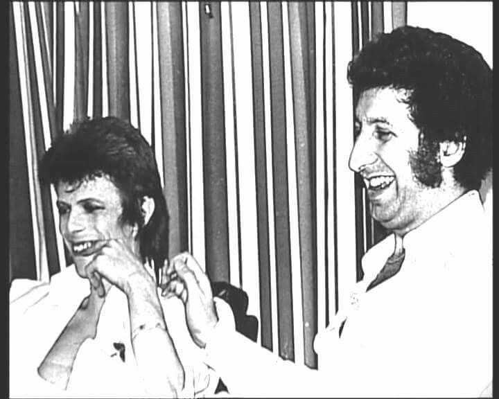 David Bowie and Tony Defries David Bowie and Tony Defries