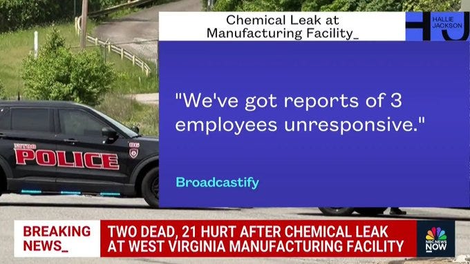 Deadly “Chemical Release” at West Virginia Plant Raises Serious Questions About Industrial Safety