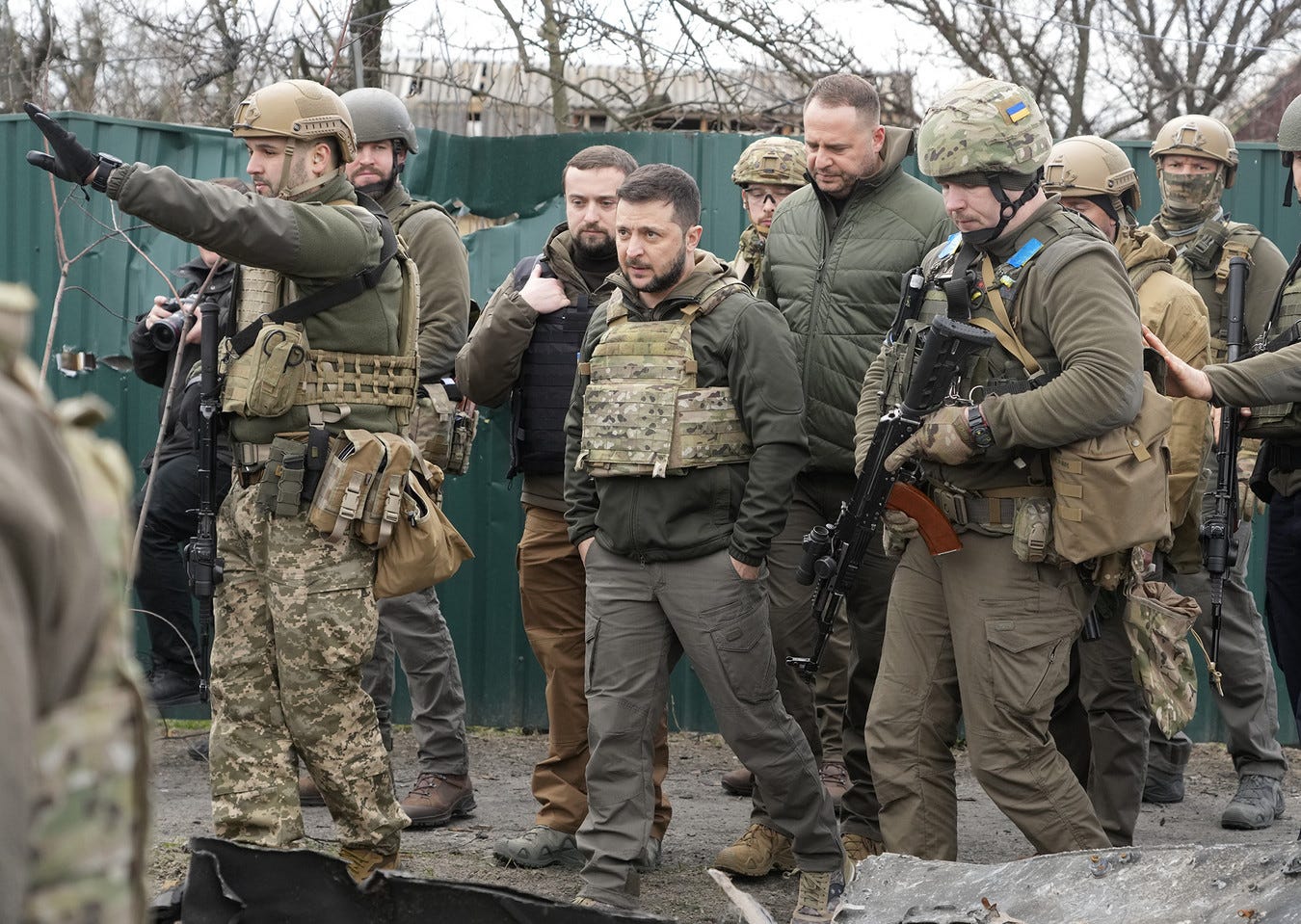 Volodymr Zelenskyy walks through Kyiv, Ukraine. Volodymr Zelenskyy walks through Kyiv, Ukraine.