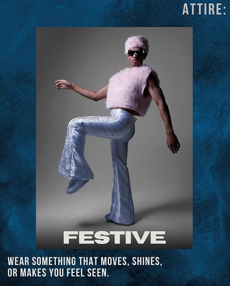 Dancer, DJ, Dress Code, Live Band, Sponsors