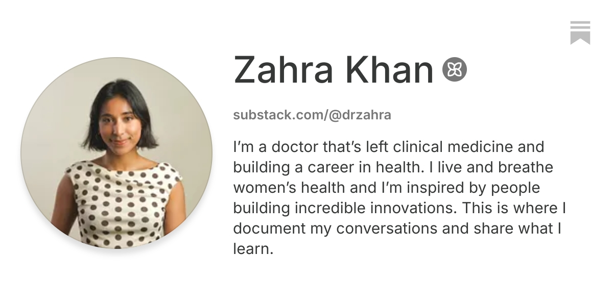Zahra Khan | Substack