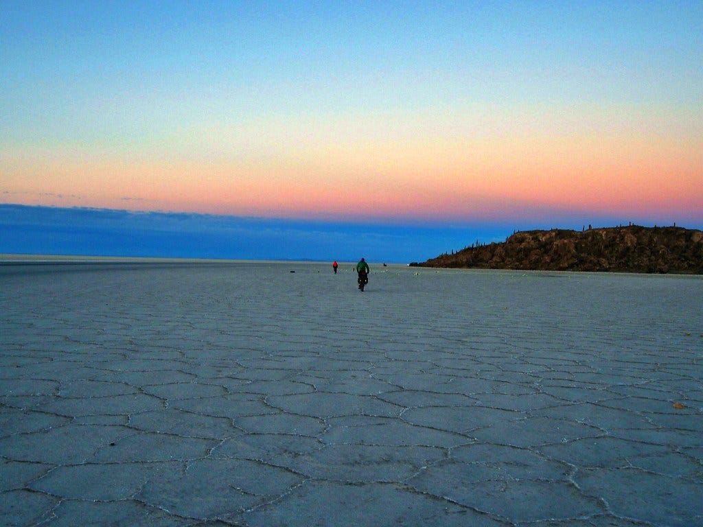 Searching for a campsite