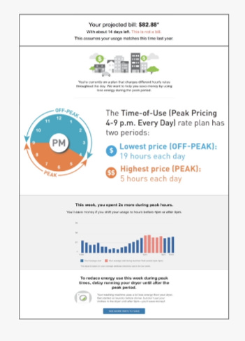 Opower's second email draft