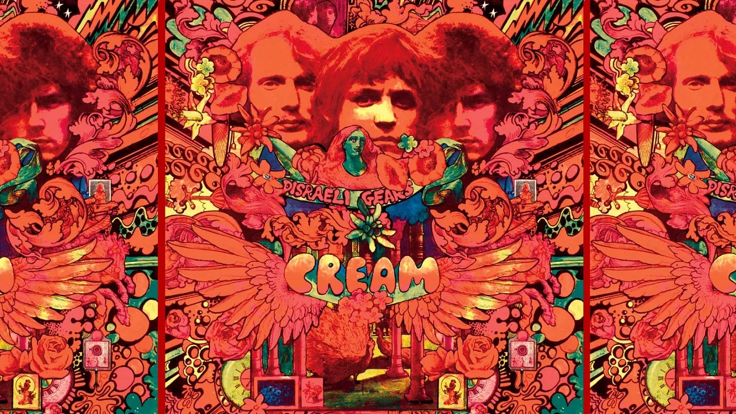 Story behind the record cover: Disraeli Gears (1967) - Cream - Poppodium Boerderij Story behind the record cover: Disraeli Gears (1967) - Cream - Poppodium Boerderij