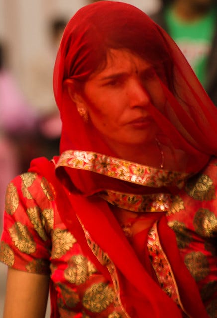 Lady in Ghunghat | This is one of the favorite photo, I made… | Flickr