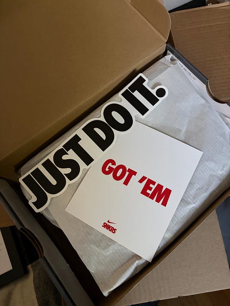 The tweet from 15 years ago and the Nike Air Max 95 from 2026.