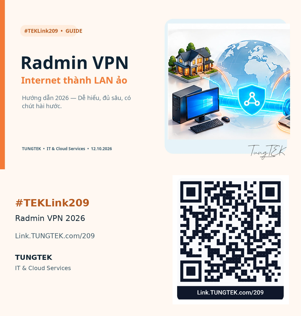 Ảnh mở bài có QR gốc TEKLink209 và chữ ký tungtek